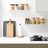 JOOM White Metal Wall Floating Shelf - Metal Wall Shelf,