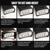Heavy Duty Combination Padlocks, [Weatherproof Outdoor] Diyife Large 4 Digit