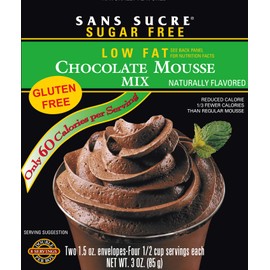 SANS SUCRE Chocolate Mousse Mix - Sugar Free and Gluten Free