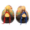 1 Pair Wooden Mandarin Duck Ornament Water Based Paint Romantic