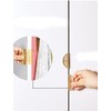 Susenya Bar Cabinet Handles, Finger Pulls,Leaf Door Pull,Zinc Alloy with