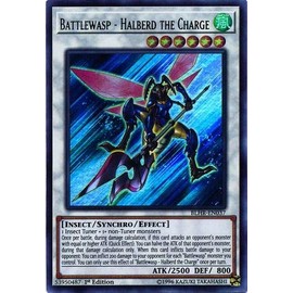 Yu-Gi-Oh! - Battlewasp - Halberd The Charge - BLHR-EN037 - Ultra Rare - 1st Edition - Battles of Legend: Hero's Revenge