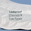 Rael Incontinence Pads for Women, Organic Cotton Cover, Postpartum Essential,