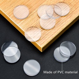 SAHENITEANA 30 Almohadillas De Gel Antideslizantes De Cristal Separadores De Mesa De Cristal Parachoques De Cajón Separadores De Escritorio De Goma Transparente Cajones De Plástico