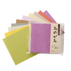 Molza Mino Washi Koubou Multicolored Craft, Tigiri Art, Origami Mino Washi Set, Various Uses, Multicolored Washi Paper, Minogami, 3.0 x 3.0 inches (7.5 x 7.5 cm), Pack of 100