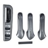 5Pcs/Set Carbon Fiber Texture Interior Door Grab Handle Cover Switch