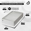 Drawer Organizer Clothes - 3 Set Multipurpose Dresser Drawer Organizer