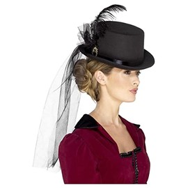 Ladies Deluxe Victorian Top Hat
