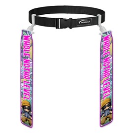 Trained Custom Flag Football Belt Set Includes 2 Pop Flag Football Flags and Belt | Durable Vinyl Flag Football Belts (WHOLE NOTHER LEVEL 2)