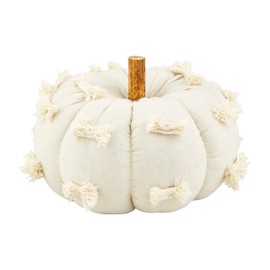 Mud Pie Dot Pumpkin Sitter, Small, 8" x 6" x 6" Dia