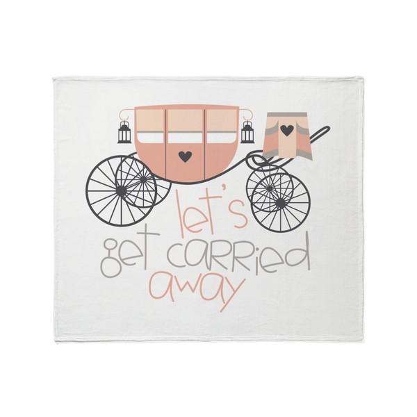 CafePress Carried Away Throw Blanket Super Soft Fleece Plush Throw