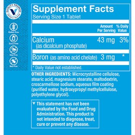 The Vitamin Shoppe Boron 3MG, Well Absorbed Form of Chelated Boron, Mineral for Bone Support (100 Tablets)