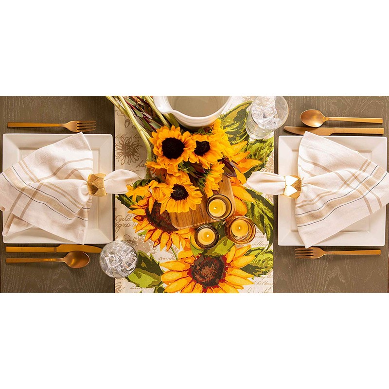 DII Table Top Décor Collection Spring & Summer Table Runner,