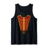 Christmas Toy Soldier Uniform Nutcracker Cosplay Red Costume Tank Top