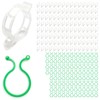 Qgond 220PCS Plant Support Clips, Plastic Garden Clips for Tomato,