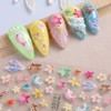 5D Embossed Summer Nail Stickers for Nail Art 2 Sheets