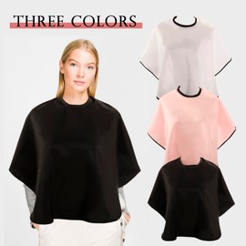 3 Pcs Makeup Cape Mini Makeup Bib Haircut Cape for Women Men, Comb-out Beard Aprons Hair Dye Aprons for Hair Beauty Makeup Artist Beautician