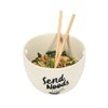 Enesco Our Name is Mud Send Noodles Soup Ramen Bowl