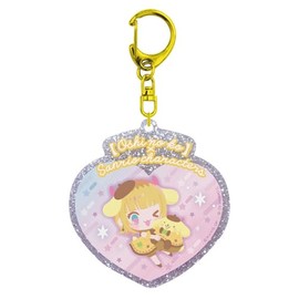 Ki Company Oshino no Ko x Sanrio Characters Acrylic Key Chain MEM Cho Pom Pompurin H 73 x W 70 x D 3 mm OSAC-AK-MEM