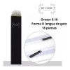 50 Navaja Microblading Nano 0.18 Micropigmento Cejas Premium Color Lengua