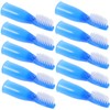UTHCLO 10pcs Prison Toothbrush Pack Soft Bristle Finger Toothbrush for
