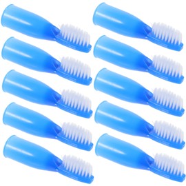 UTHCLO 10pcs Prison Toothbrush Pack Soft Bristle Finger Toothbrush for Boys and Girls Sensory Autism