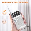 NOAA Weather Radio with Best Reception, AM FM Portable Radio