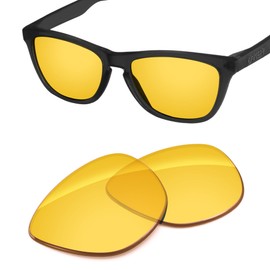 Tintart Performance Lenses Compatible with Oakley Frogskins Mix OO9428 | Frogskins Mix Asain Fit(AF) OO9428F - Transparent Yellow