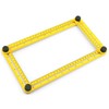 Vorel® Multifunctional Measuring Ruler 250 mm Scale Multi-Angle Gauge Multi-