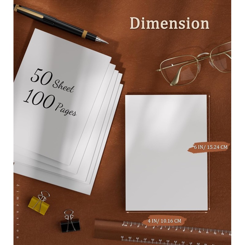 Roneky Notepads A6, 6 Pack Small Note Pads, Server Note