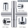Honoson 2 Pieces 4 Way Sillcock Water Key 1/4", 9/32",