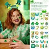 VERKSTAD 24 Sheets St. Patrick's Day Temporary Tattoos, Glitter Shamrock