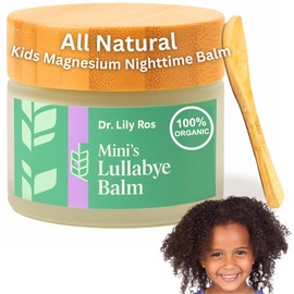 Magnesium Cream Balm For Kids & Baby Nightime Relaxation | Organic Ingredients For Feet, Legs, Stomach, Arms | Dr. Formulated For Growing Pain | Safe Natural Ingredients (Children) Dr. Lily Ros