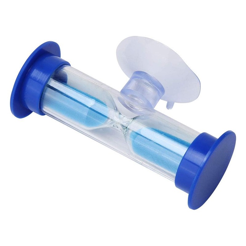 2Pcs Blue Toothbrush Timer for 2mins Sand Clock Timer 2