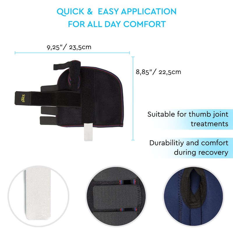 SOLES Tutore Stecca Polso con Stabilizzatore Pollice (SLS510R)