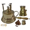 Al Bramony Brass Greek Turkish Coffee Maker Burner Table Top