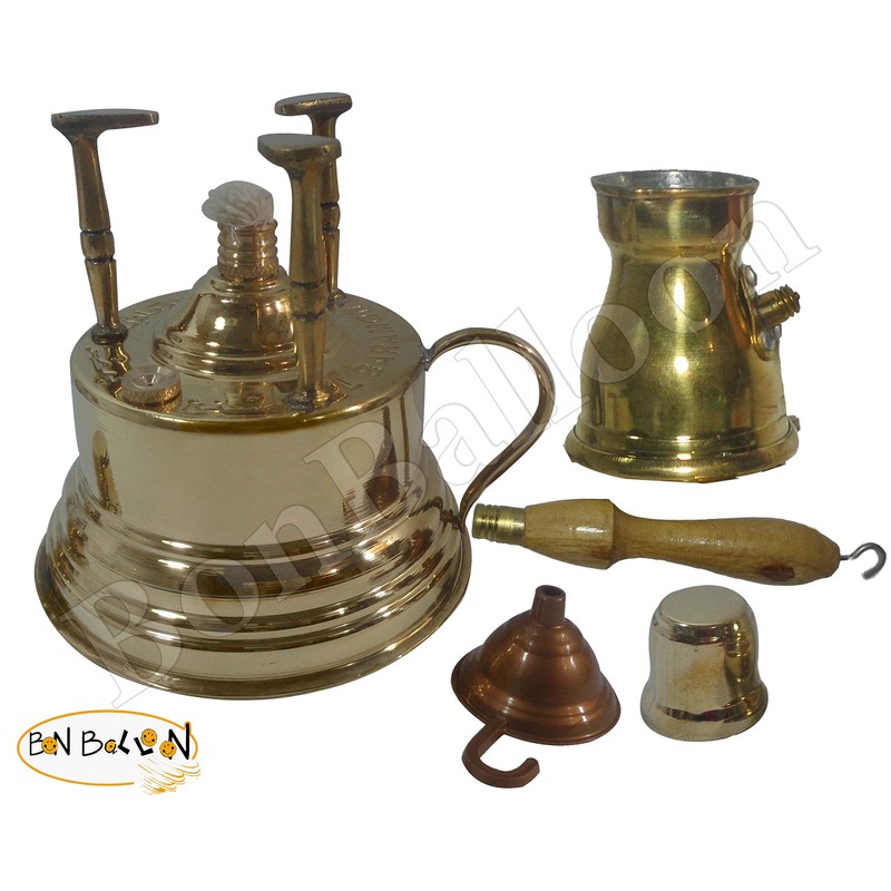 Al Bramony Brass Greek Turkish Coffee Maker Burner Table Top