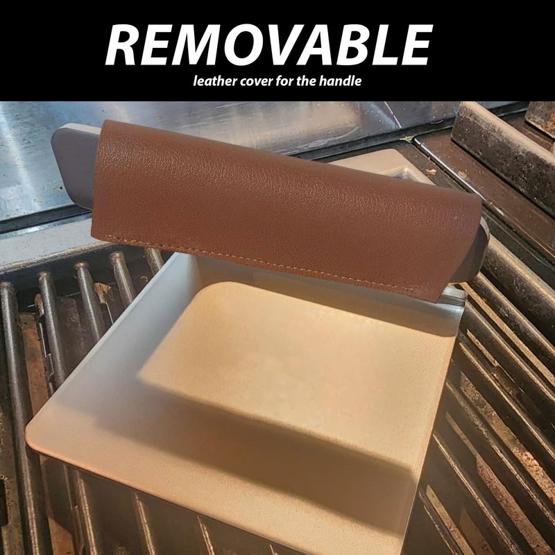 2PCS Leather Handle Covers Compatible with Made in Cookware, Custom