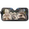 Hedgehog Family Sunshade Car Sunshade for Windshield Window Cute Hedgehog
