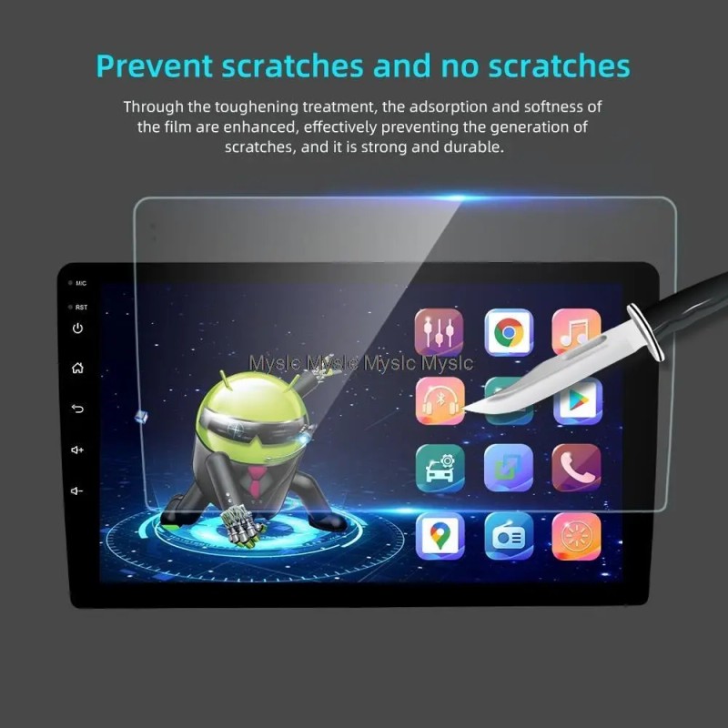 Mica Protector Pantalla Estereo Android Chino