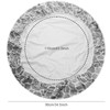 HXMJIED Elastic Edged Vinyl Fitted Tablecloth, Grey Stripe Round Tablecloth,