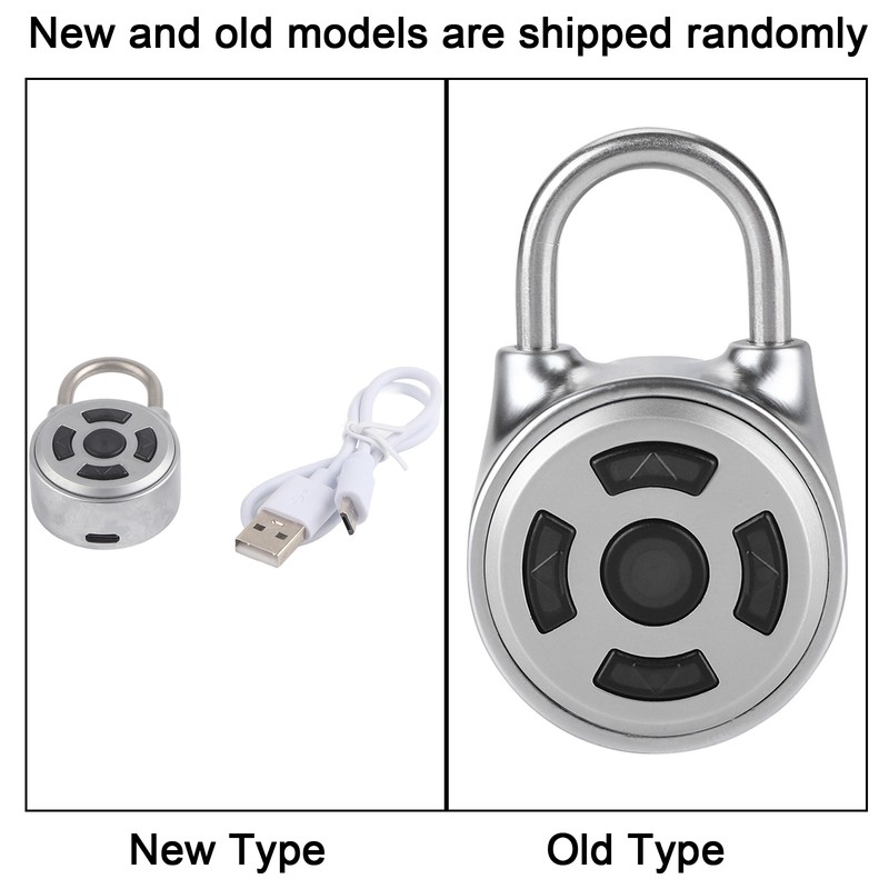 Universal Mini Wireless Metal Bluetooth Padlock Electronic Keyless Lock APP