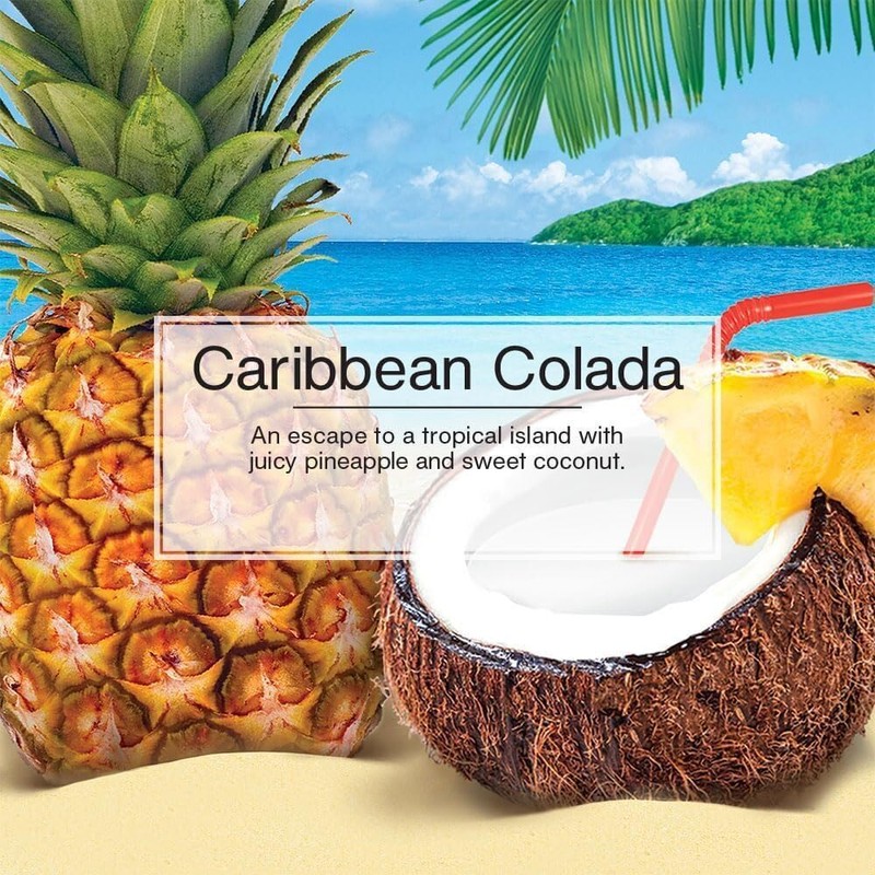 Little Trees 吊下げタイプ エアーフレッシュナー Caribbean Colada(カリビアンコラーダ) 3枚セット(3P) U3S-32024