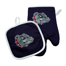 Pro Specialties Group Gonzaga Bulldogs - Manopla y agarradera para Horno, Color Azul Marino