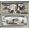 TEN Thousand Ronald Reagan Play Money Dollar Novelty Note - Lot of 10 Bills