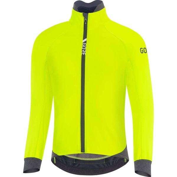 GORE WEAR Men's Thermo Cycling Jacket, C5, GORE-TEX INFINIUM, XL, Neon Yellow