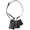 Gravela GL-005 BK Multi-Ring Shoulder Neck Pouch, Smartphone Pouch, Card