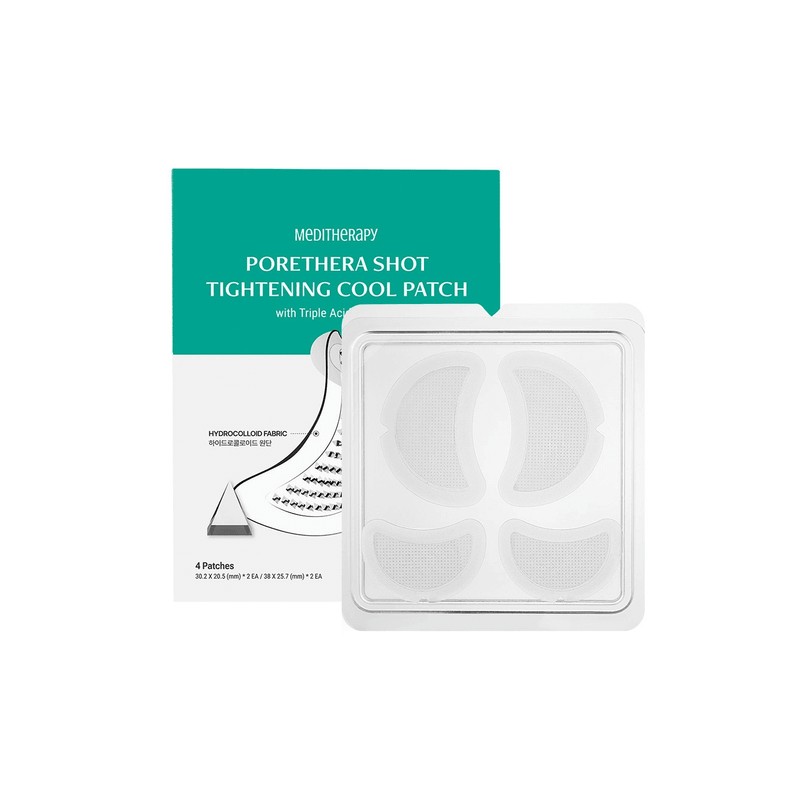 Medi Therapy 메디테라피 포쎄라 샷 타이트닝 쿨패치 1박스 패인모공 Medi