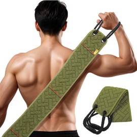 Exfoliating Back Scrubber with Upgraded Handles, 37.4 Inch Deep Exfoliating Body Scrubber for Shower, Double-Sided Body Scrub Bath Exfoliator, Back Washer – Skin Care for Men and Women