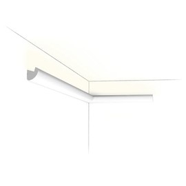 Orac Decor CX188 | Duropolymer High Impact Polystyrene Crown Moulding | Primed White | 1-1/2in Face x 78in Long (5 Pack)